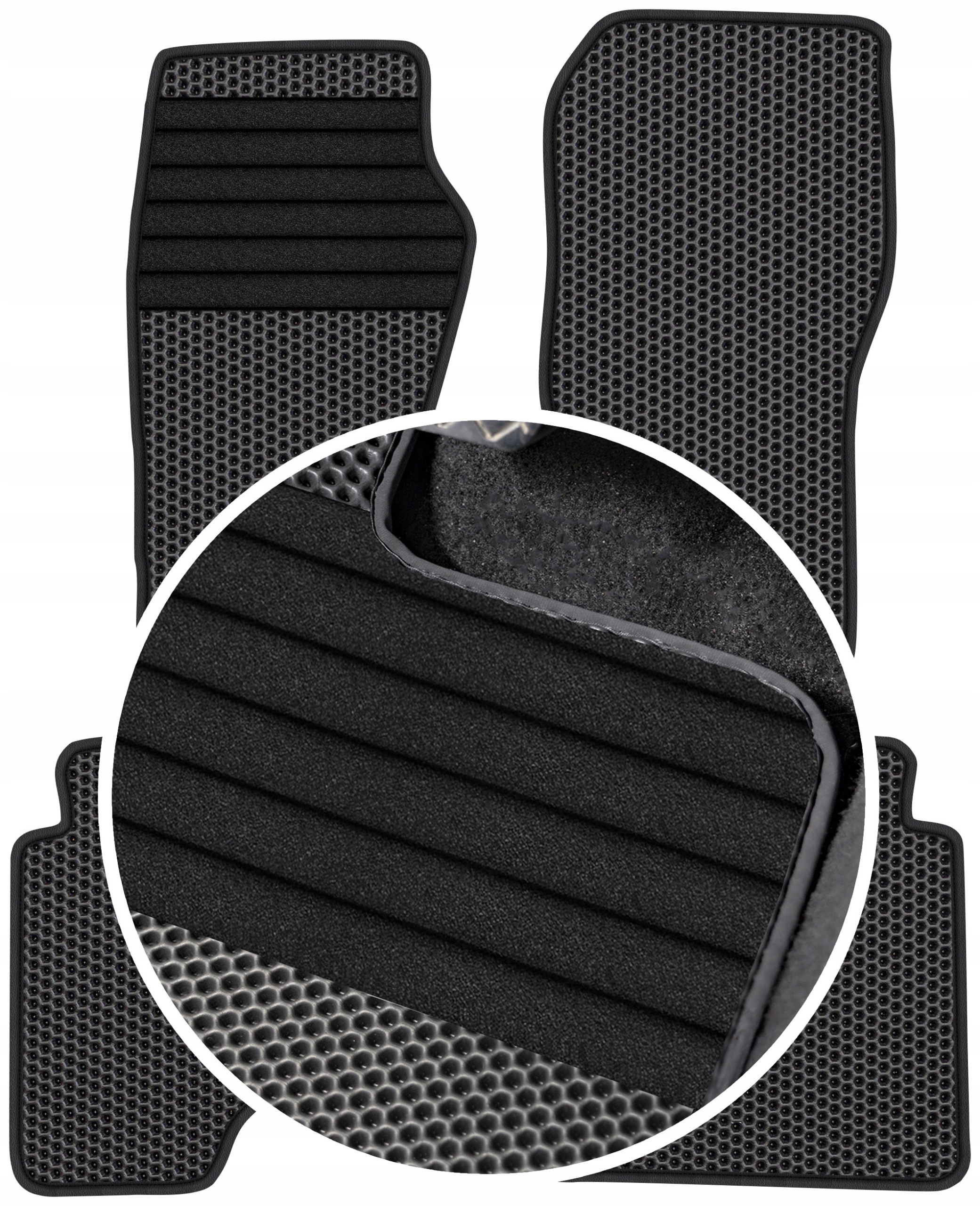 Jeep Cherokee IV Kk 2007-2012 Gumové rohože Eva Eternity Posilnenie XXL
