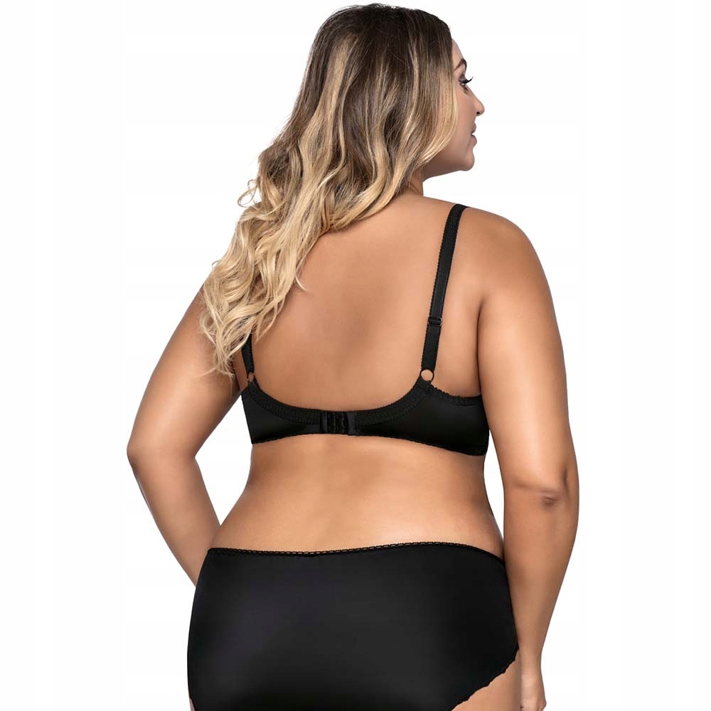 Podprsenka AVA 1263 vyztužená Full černá 100D podprsenka pohodlná pevná Hlavní materiál polyamid