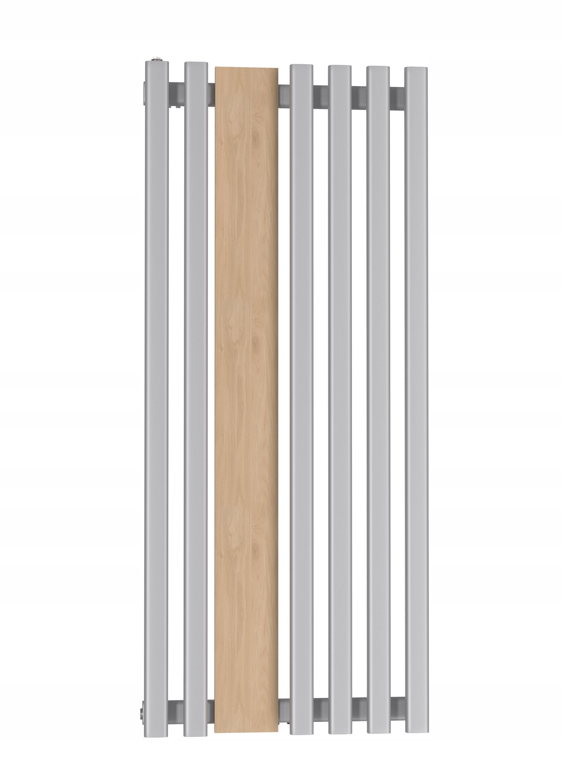 Dekoratívny radiátor Rio wood 140x60 Strieborný