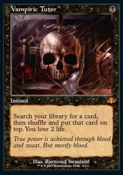 マジック：ザ・ギャザリング MTG vampiric tutor Amazon.com: Magic: the Gathering - Vampiric Tutor - Visions