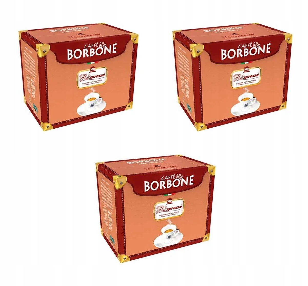 Levně Kapsle pro Nespresso Borbone Respresso Red Blend 3x50 (150 Ks)
