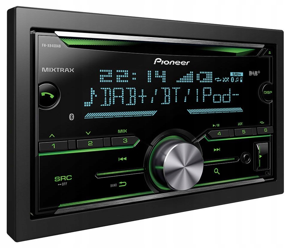 Pioneer FH-X840dab автомобільне радіо CD Bluetooth