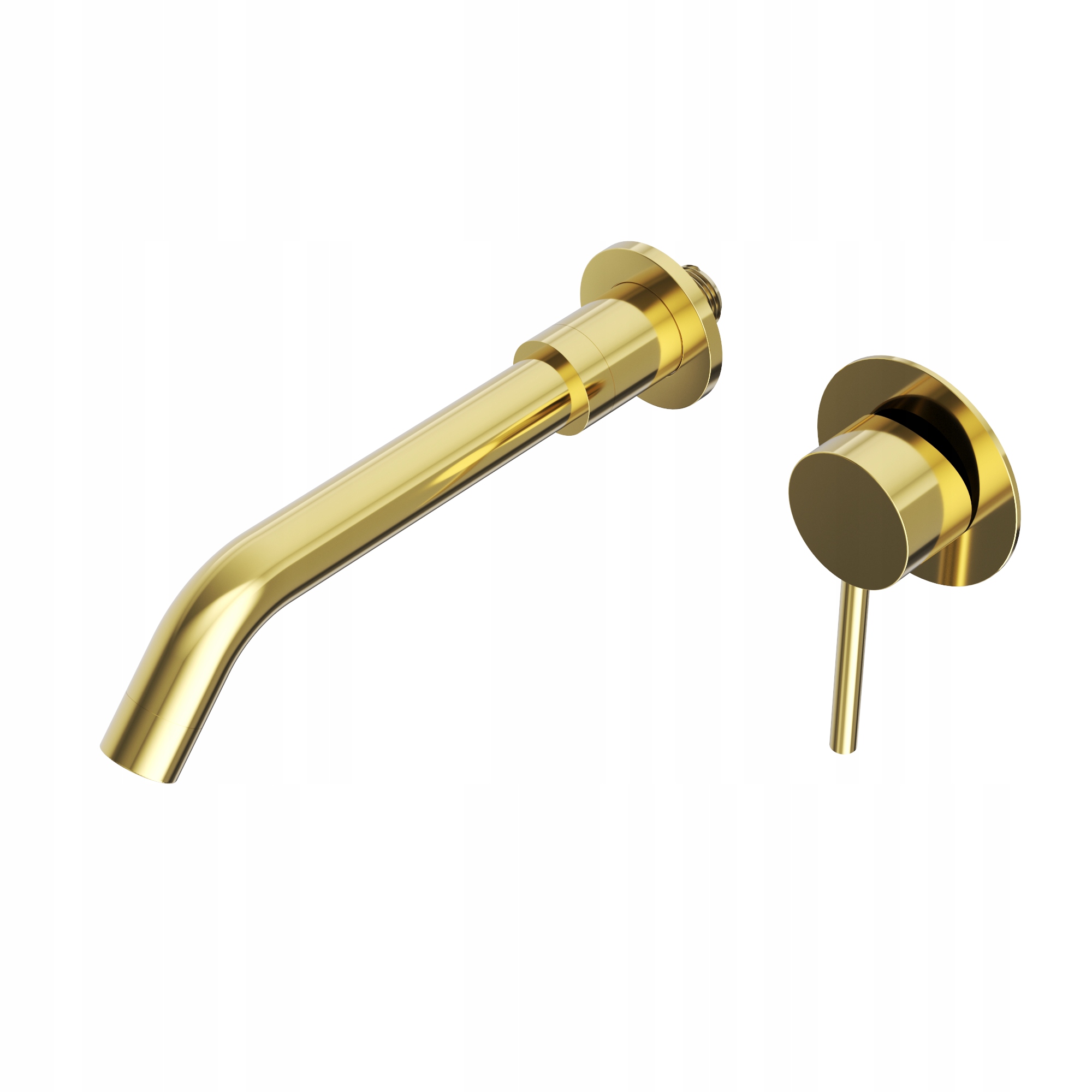 Umývadlová Podomietková Batéria Kivo Do Kúpeľne Mosadzná Box Kohútik Zlatá