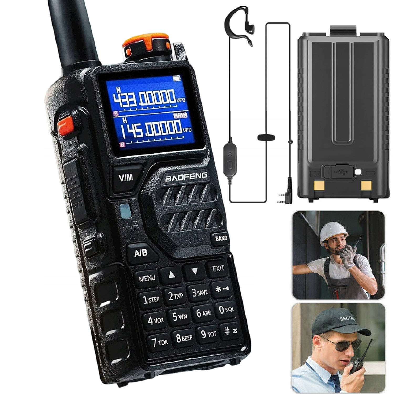 Vysílačka Fm Univerzální Tři výkony 10W 7W 4W Velký dosah 3-5 km