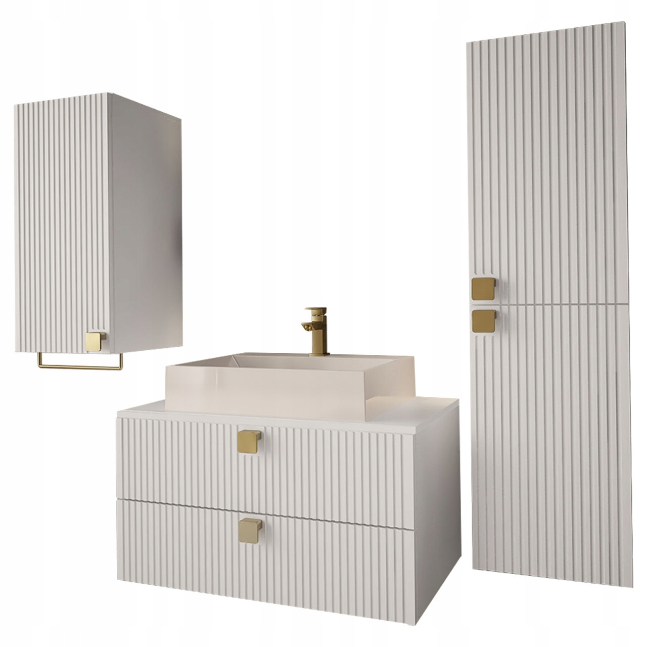 

Meble Łazienkowe Gariano I Zestaw Mebli z Umywalką