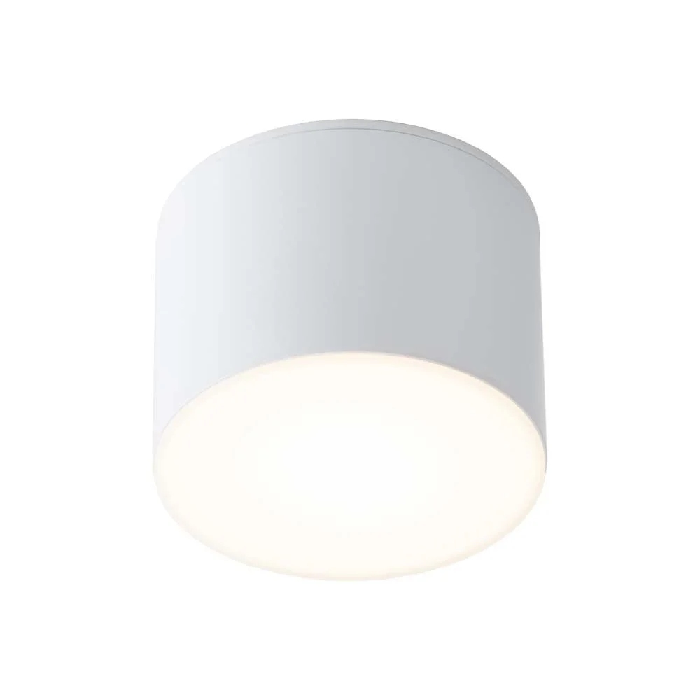 Spot stropné svietidlo biely okrúhly 10 cm, bodový do predsiene Shilo