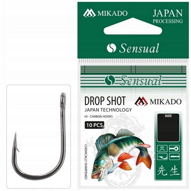 Haczyk Mikado Sensual Drop Shot sandacz 2/0