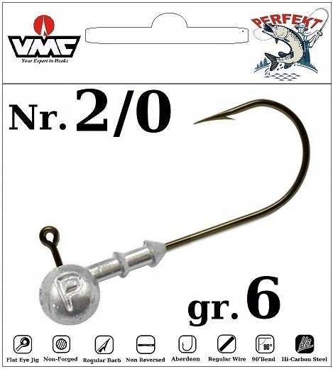 JIG PERFEKT na haku VMC Nr.2/0 - 6 gr