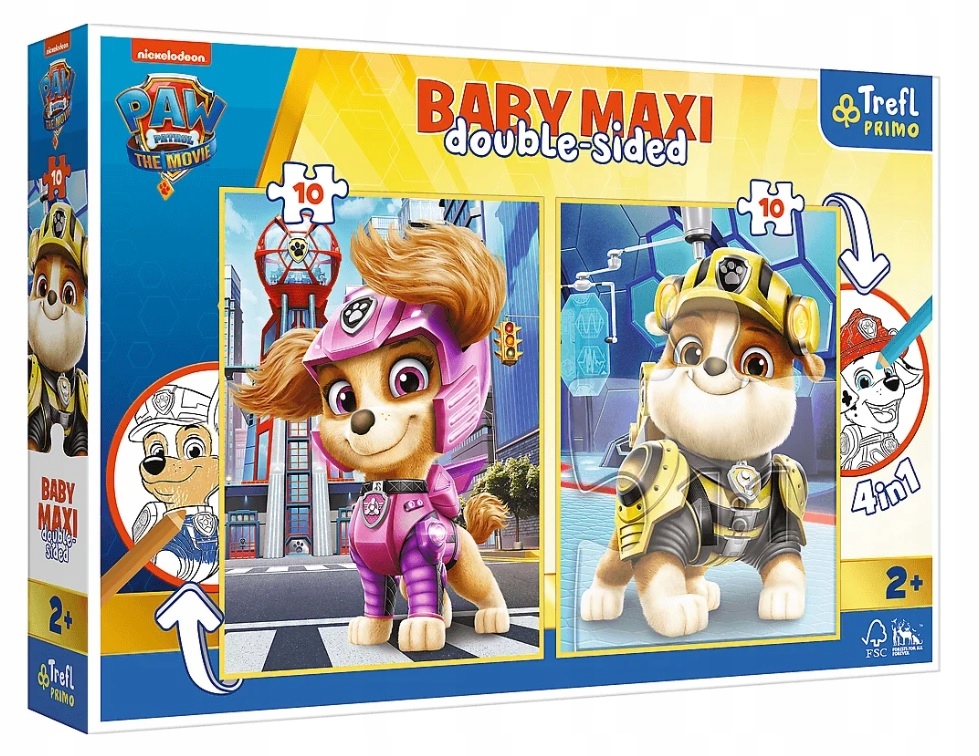 PUZZLE SUPER MAXI 2x10 PSI PATROL RADOSNA DRUŻYNA