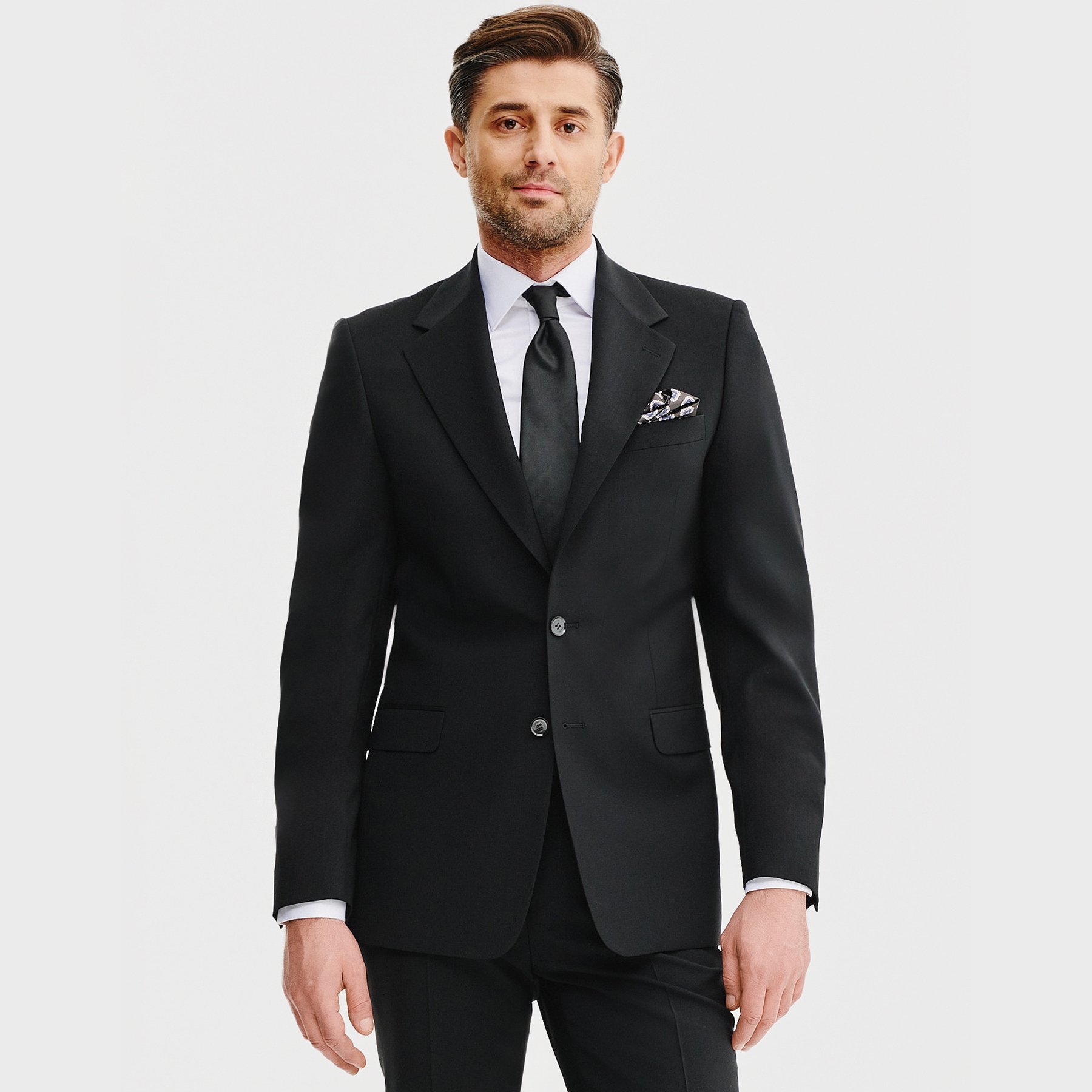 Černá vlněná sako bunda Pako Lorente vel