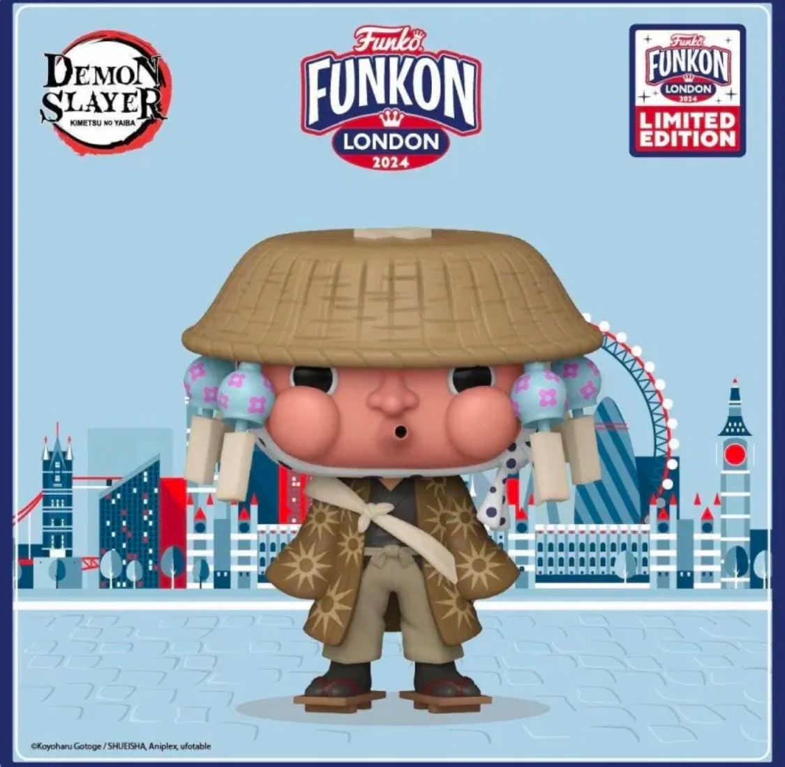Funko Pop! Haganezuka 1445 Demon Slayer FunKon London 2024