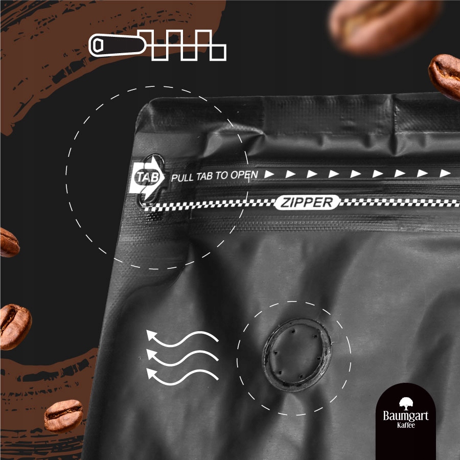 Kawa Smakowa MIELONA POMARAŃCZOWA 200g 100% Arabica Świeżo Palona Baumgart EAN (GTIN) 5905669813051