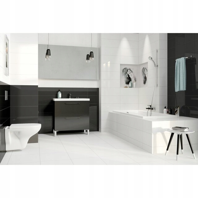 PŁYTKI ŚCIENNE SIMPLE ART biały POŁYSK 20x60 Szerokość produktu 20 cm