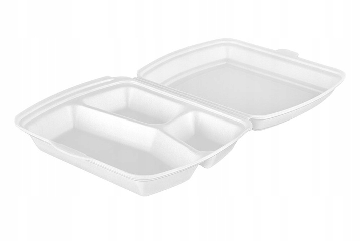 Pojemniki styropianowe wynos MENUBOX obiad 3k ŁÓDŹ