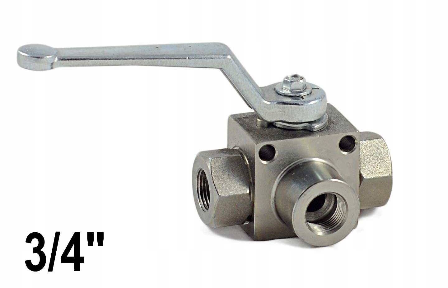 ZAWÓR HYDRAULICZNY KULOWY TRÓJDROŻNY 3/4"