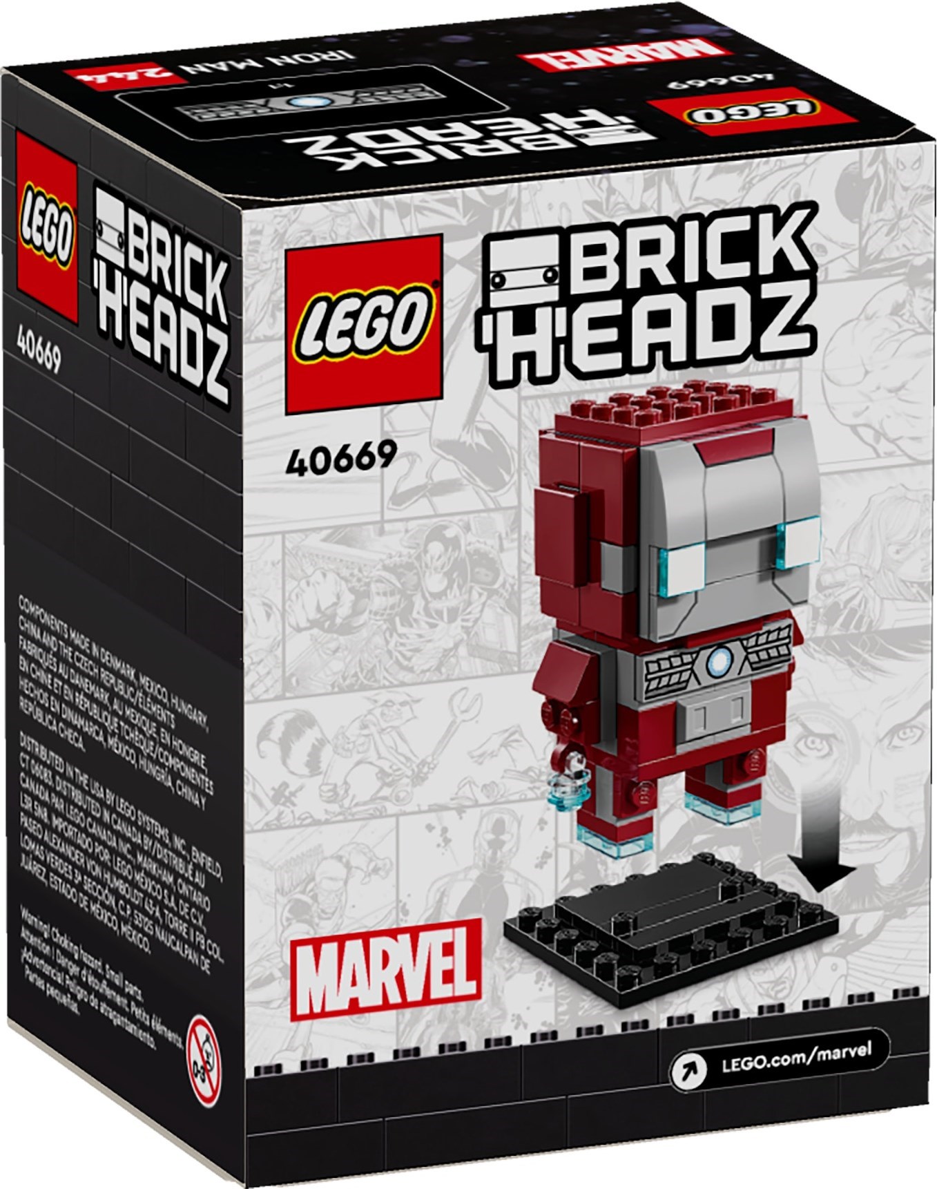 LEGO 40669 BrickHeadz figurka Iron - Man MK5 - MARVEL