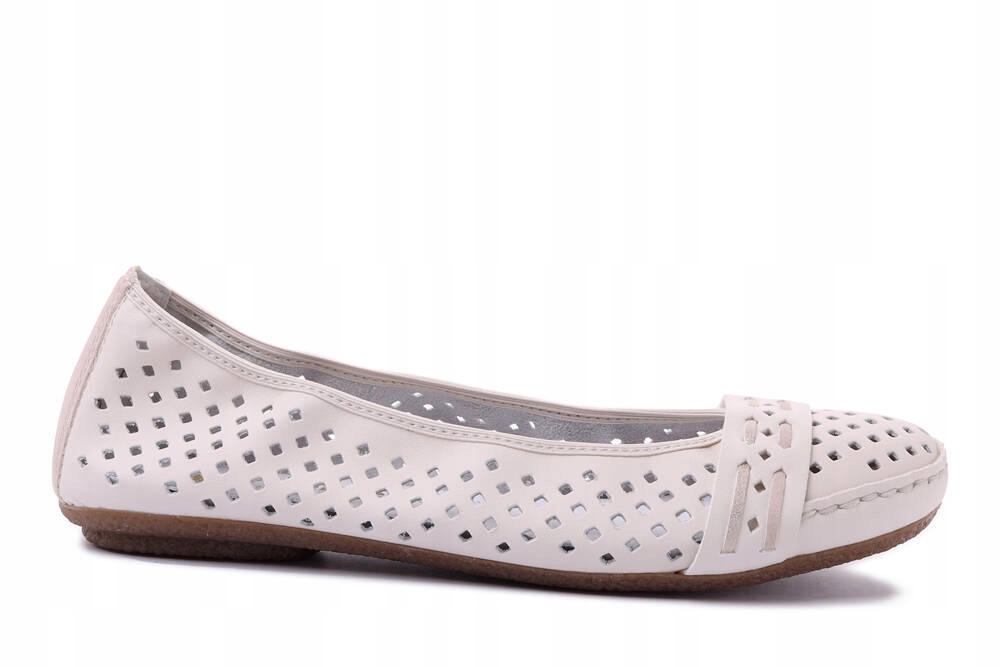Baleriny damskie RIEKER 41430-60 beige r38 Marka Rieker