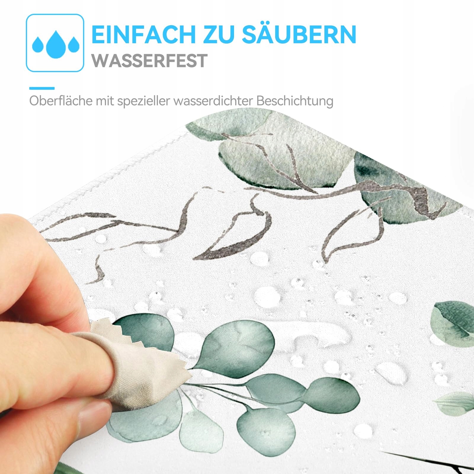 TECKNET Podkładka Gamingowa XXL 900x400 mm Czarna Wodoodporna — miniatura 6