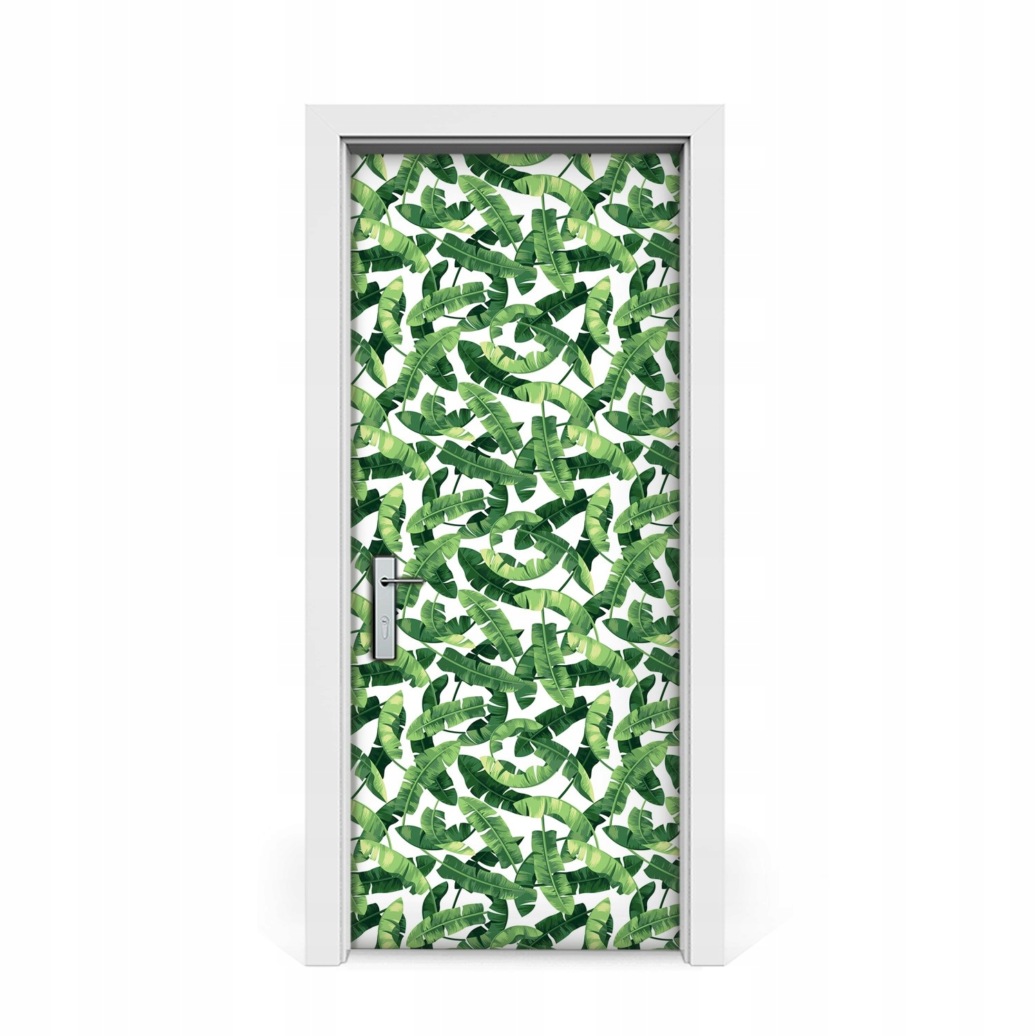 

Naklejka na drzwi okleina Liście tropikalne 85x205