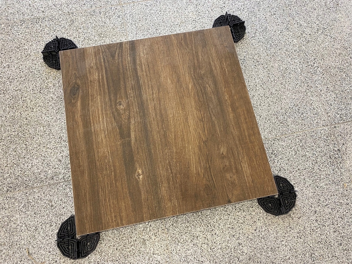 płyta tarasowa 60x60 gruba 2 cm drewno brąz Rustik