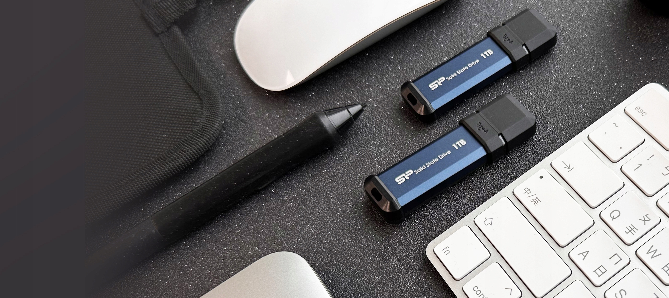 Dysk zew. SSD Silicon Power MS60 500GB USB-A 3.2 600/500 MB/s Interfejs USB 2.0 USB 3.0 USB 3.1 USB 3.2