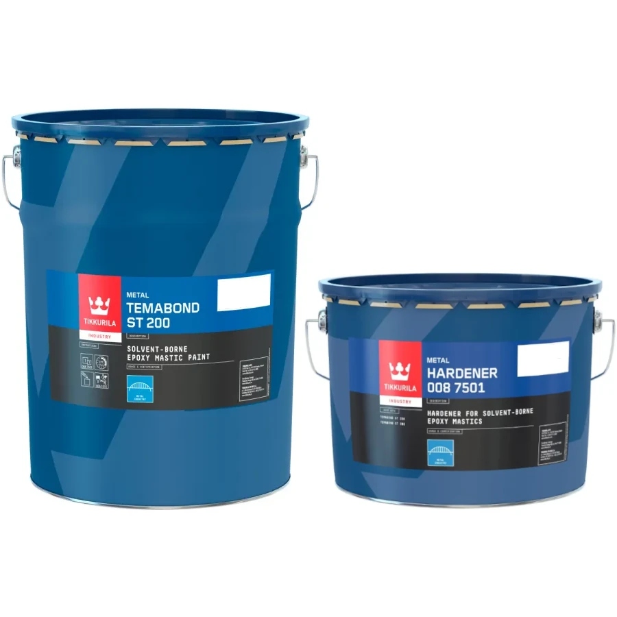 Tikkurila Temabond St 200 Mastyka Epoksydowa Aluminium 2K [Zestaw] 18L