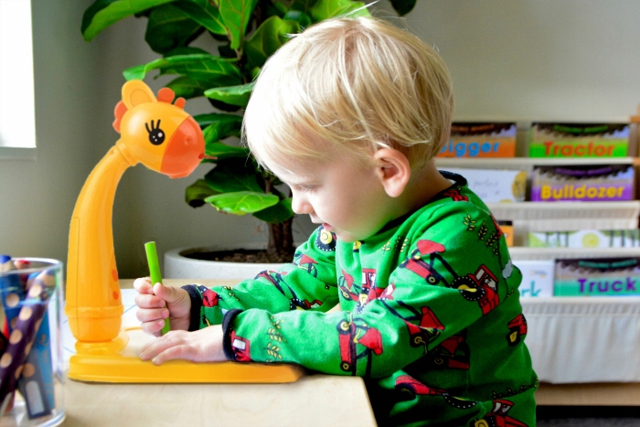 Projektor do Rysowania Żyrafka Rzutnik Nauki Malowania Stolik Slajdy Mazaki Bohater brak