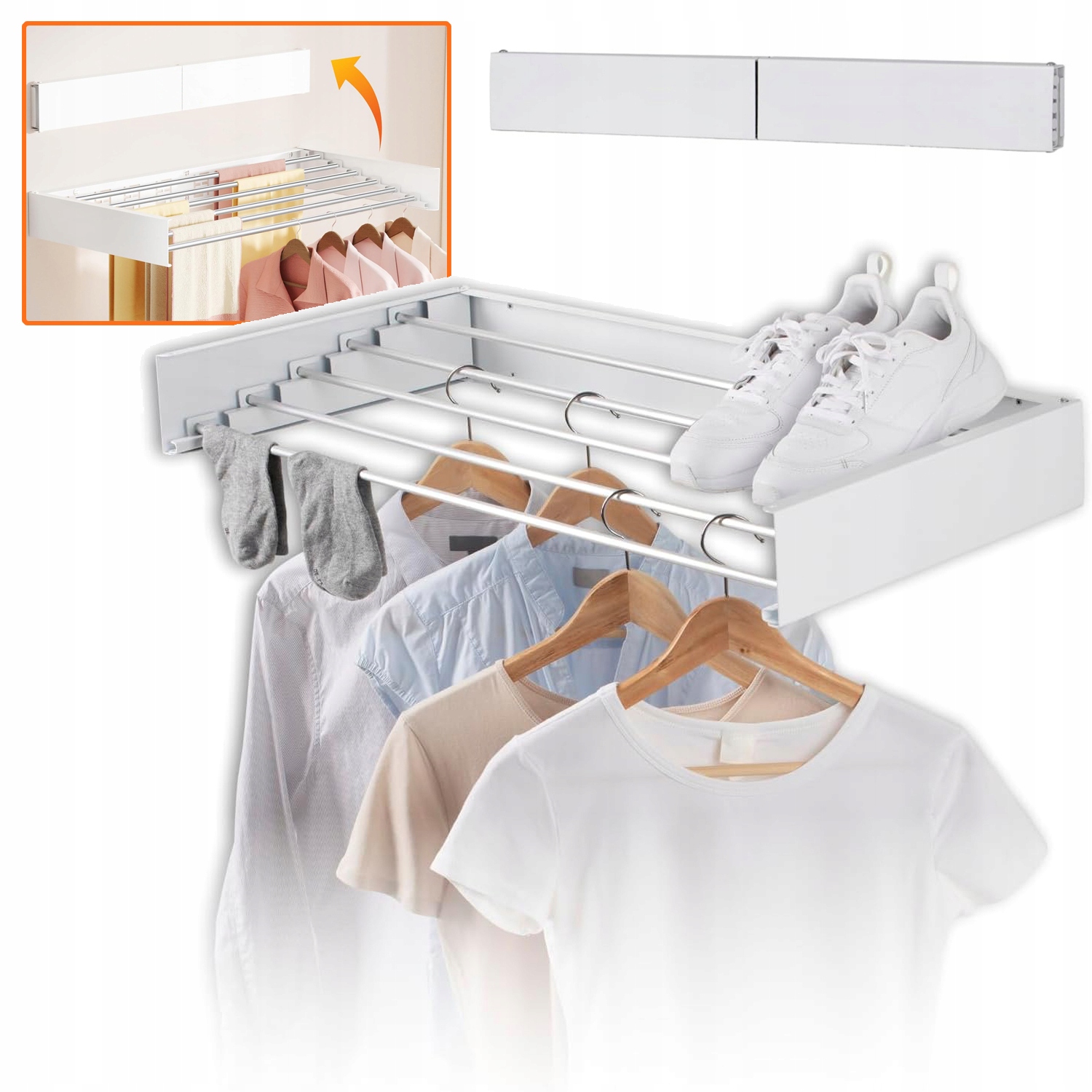 Sušák Nástěnný Sušák, Sušák Na Prádlo, Sušák Na Prádlo Na Zeď