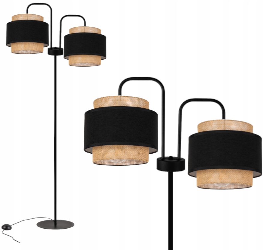 

Nowoczesna Lampa Stojąca Podłogowa Abażur