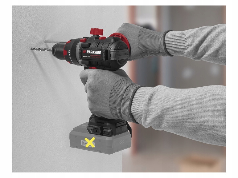 PARKSIDE PERFORMANCE Wiertarko wkrętarka z UDAREM + akumulator 4Ah + ładowa Marka Parkside