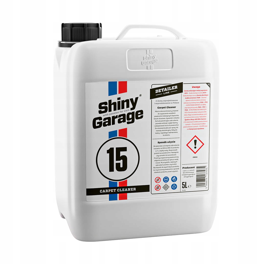SHINY Garage Carpet Cleaner 5L для стирки обивки