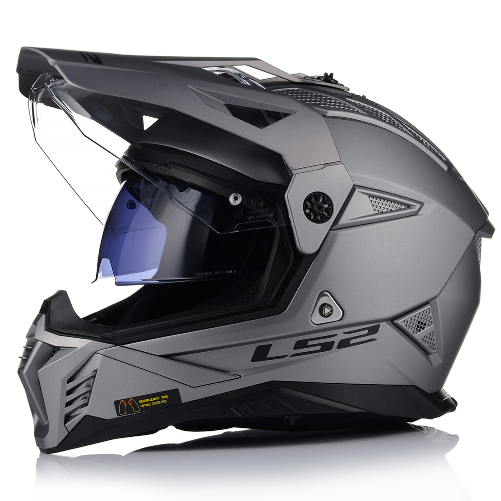 KASK MOTOCYKLOWY LS2 MX702 PIONEER ENDURO CROSS + INTERKOM VITO BLUETOOTH Rozmiar S