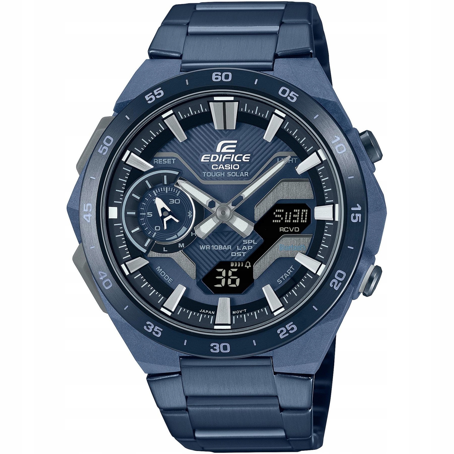 Casio Edifice ECB-2200CB-2AEF Bluetooth 100 m Modrý