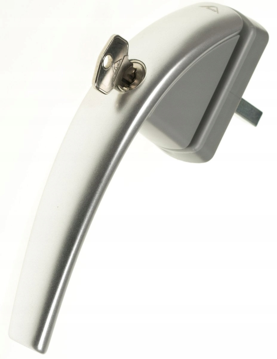 Okenní klika Roto Swing secustik na klíč Stříbrná R011 43 mm