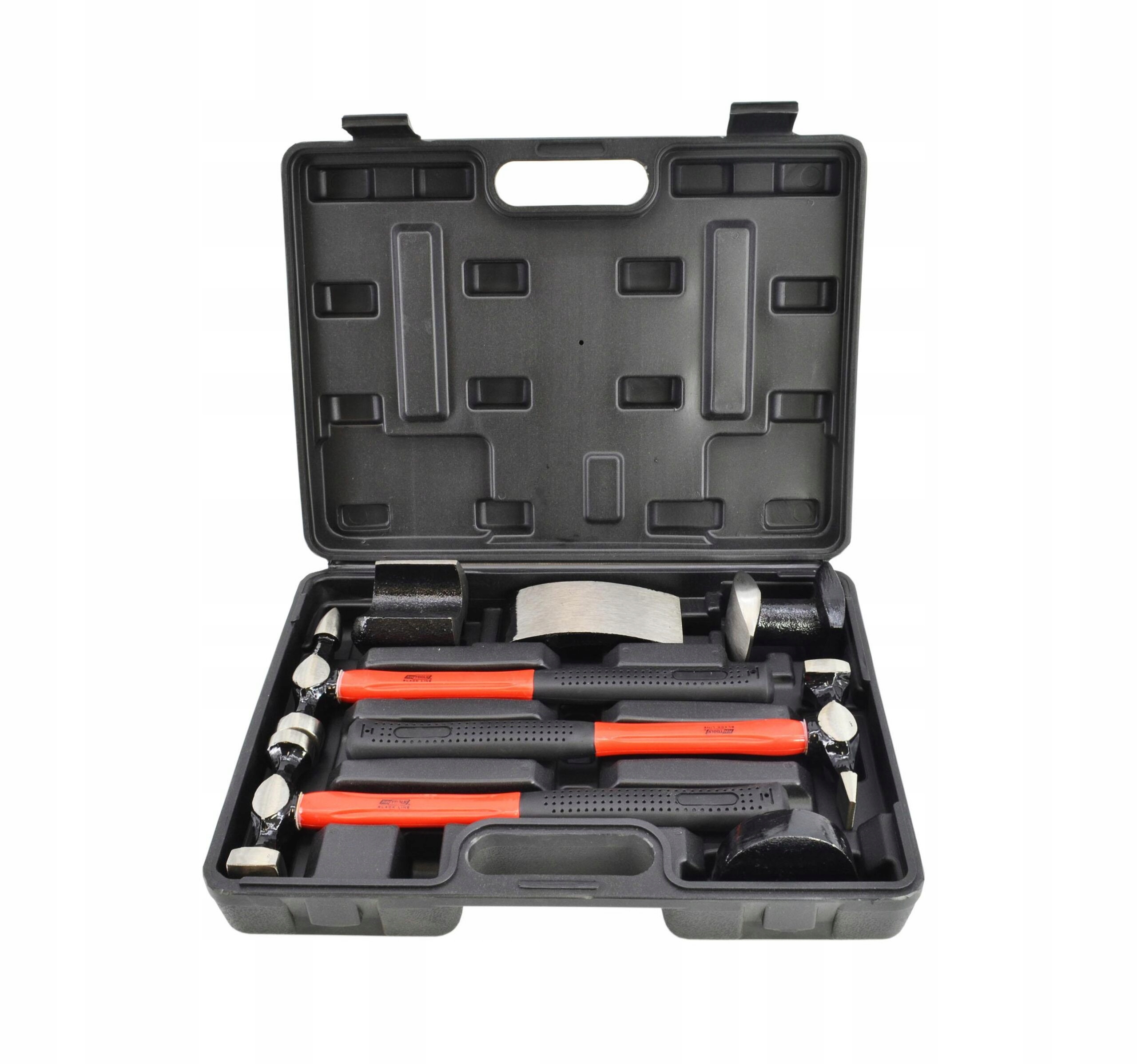 AWTOOLS ZESTAW MŁOTKÓW BLACHARSKICH 7el. WALIZKA AW32269BL