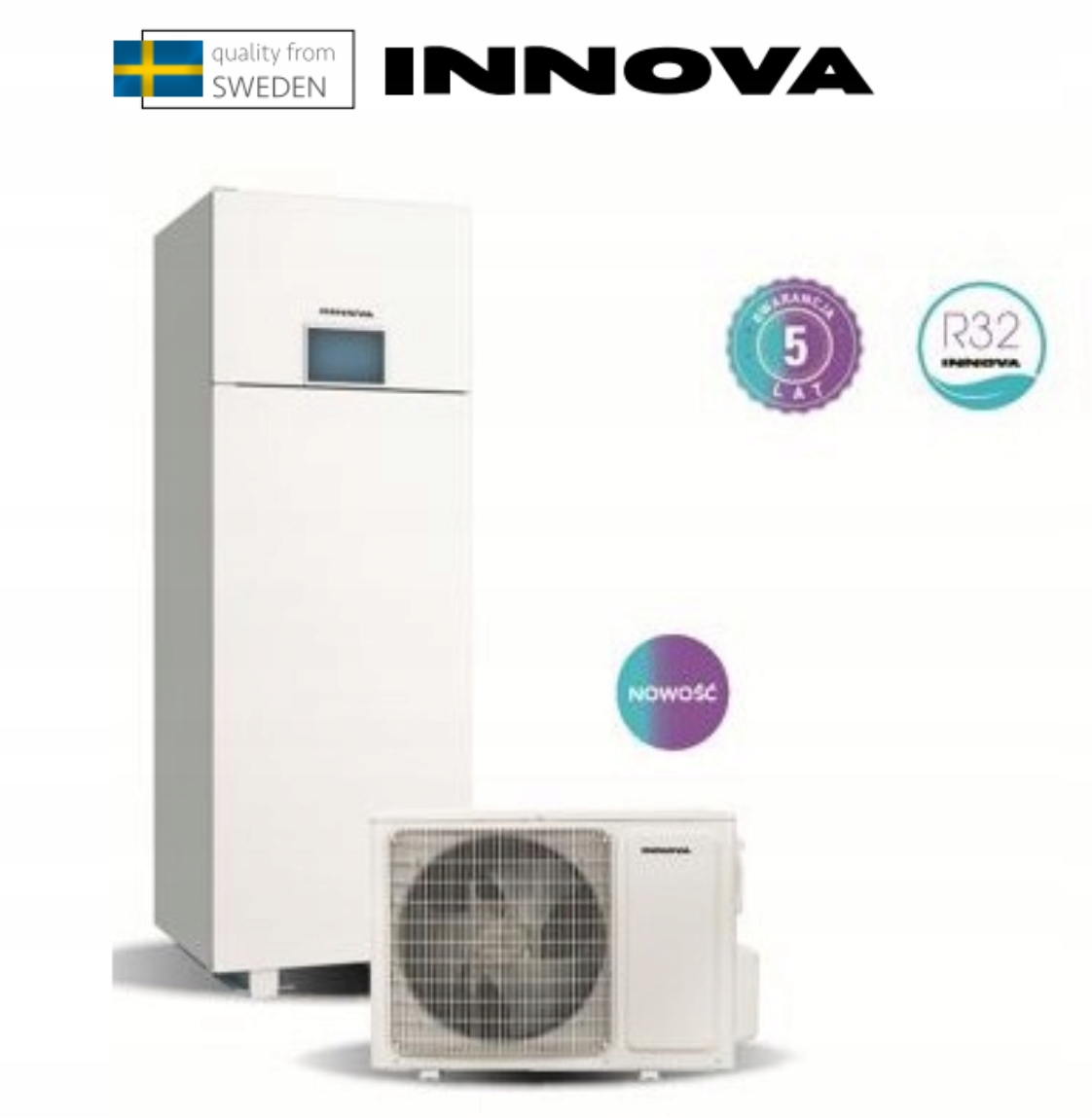 Pompa ciepła Innova Nordic Entire IGZAW10SNO-1 10 kW All in one Gree