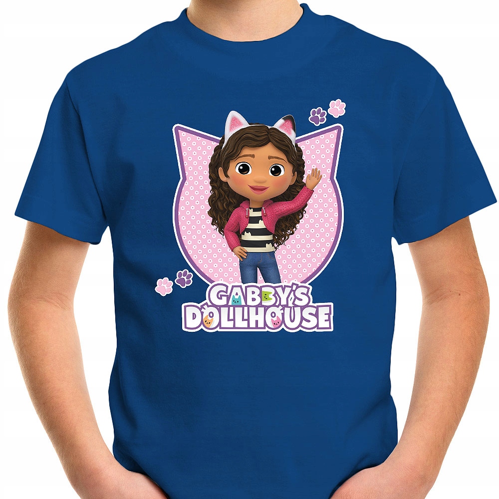 T-SHIRT KOSZULKA DLA DZIECKA KOCI DOMEK GABI 164 SUPER JAKOŚĆ