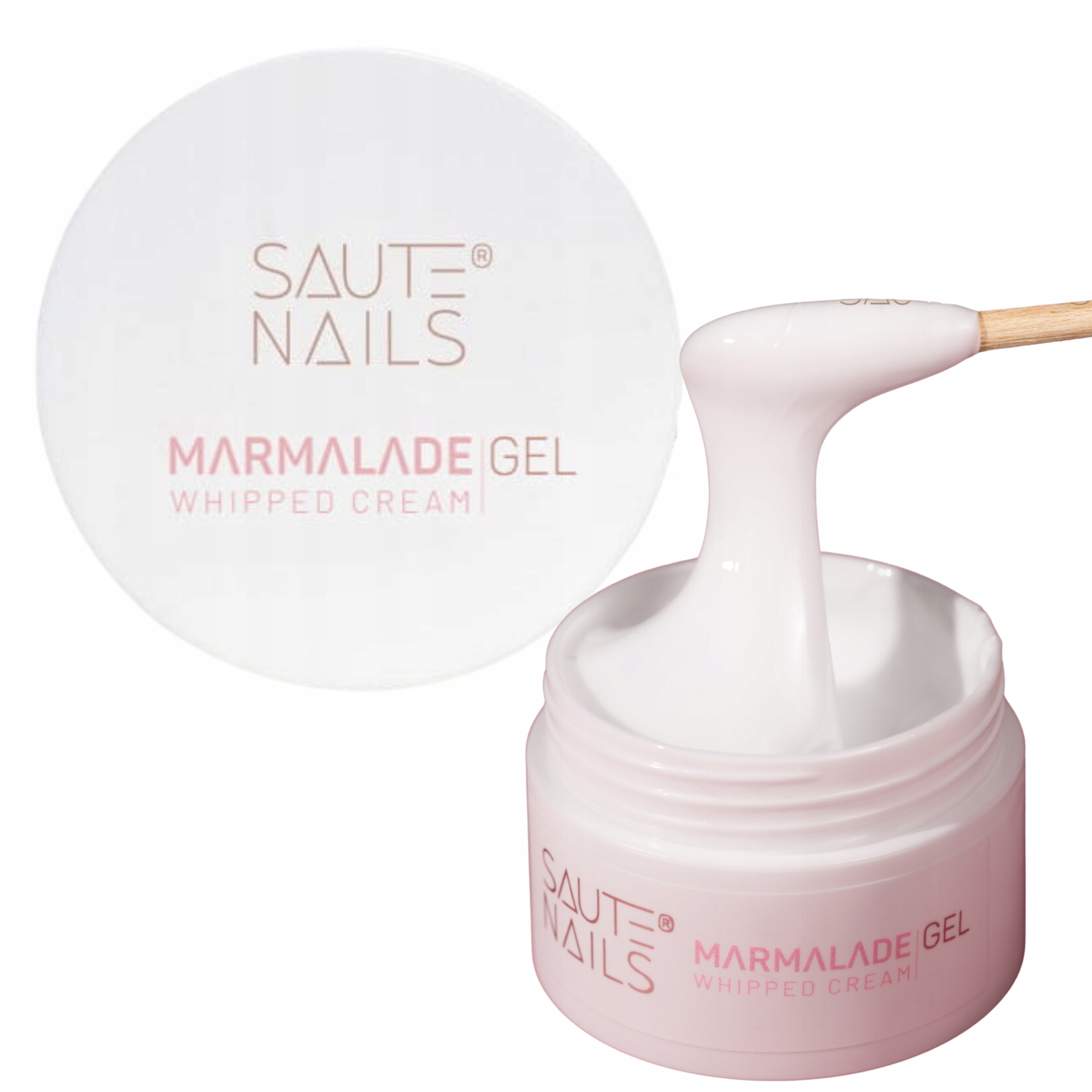 Saute Nails Stavební Gel Marmalade Gel Whipped Cream 30 ML Bílý