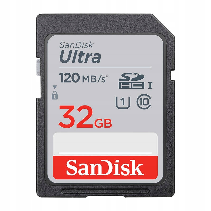 Sandisk 32GB Sd Sdhc Class 10 Ultra +120MB/s UHS-1