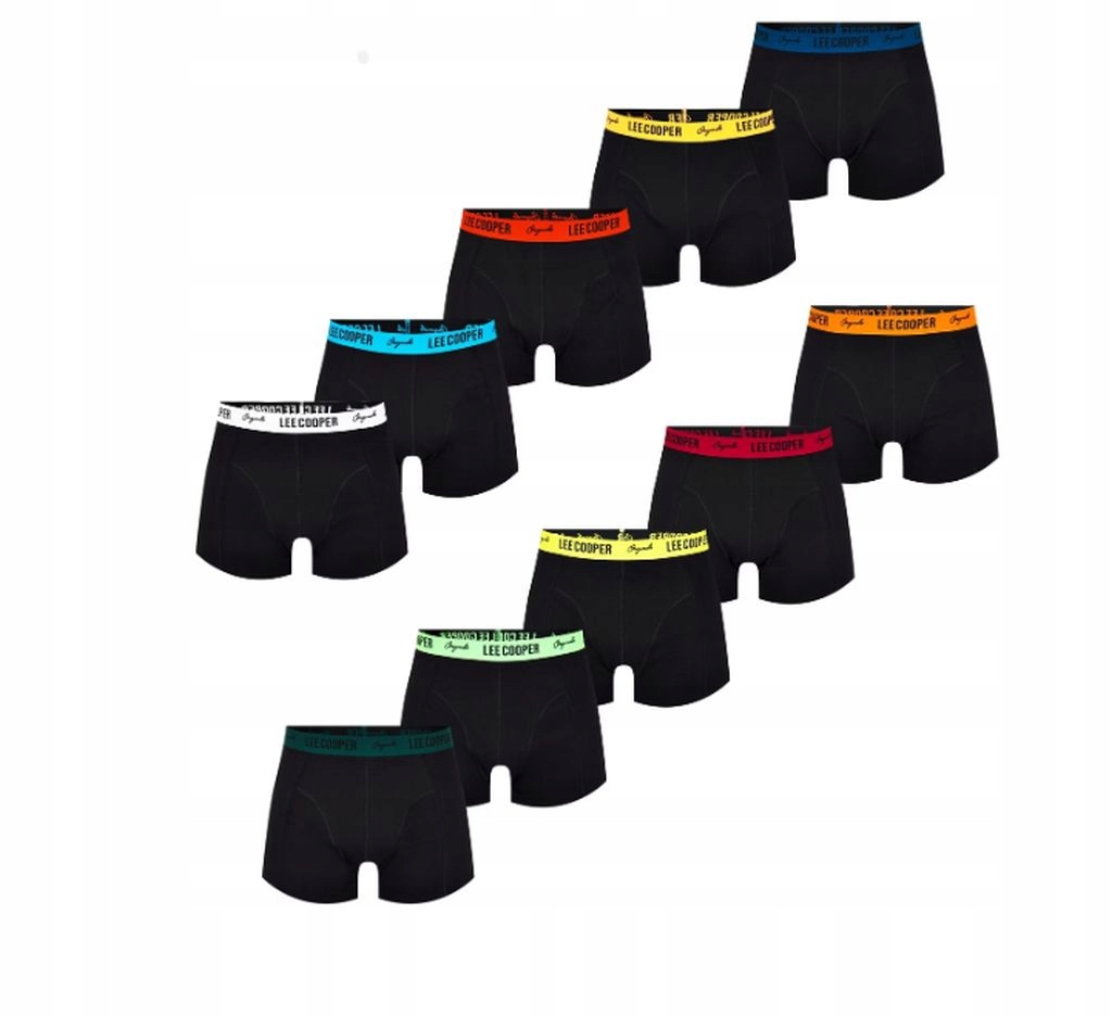 Bokserki majtki LEE COOPER komplet 10 pack L
