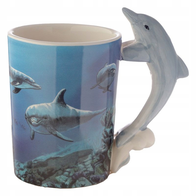 

Kubek Ceramiczny z Nadrukiem Delfin