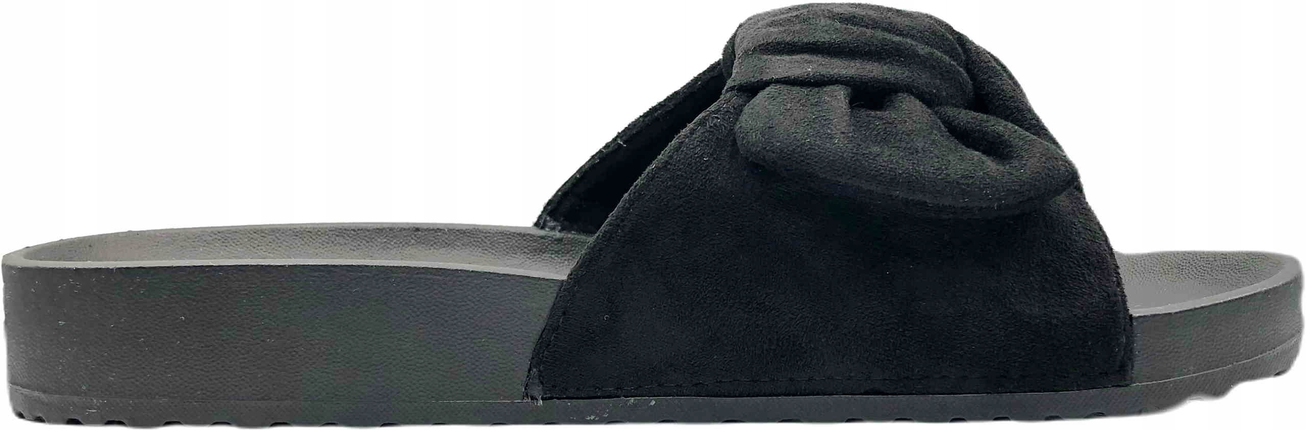 KLAPKI PROFILOWANE FUSBETY CZARNE 4799 WYGODNE 36 Rozmiar 36