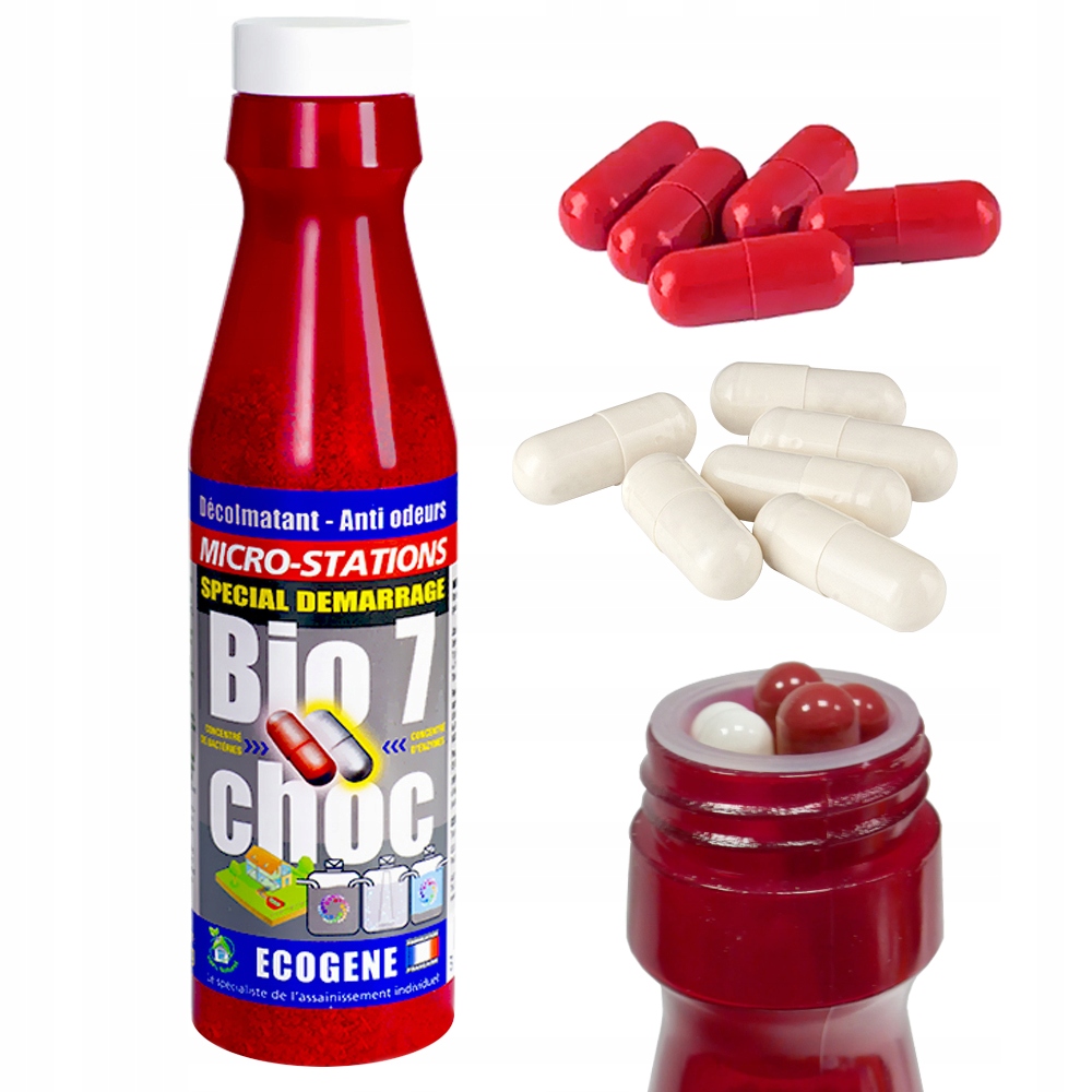 Bio7 Choc Microstations Starter Bio Oczyszczalnia Bakterie Tlenowe Starter