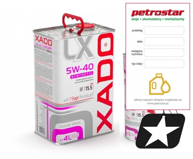 Xado Luxury Drive 5W40 1STAGE Revitalizant 5L
