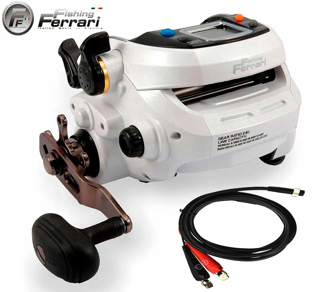 Kołowrotek Multiplikator elektryczny Kgn 1000 Evolution Fishing Ferrari