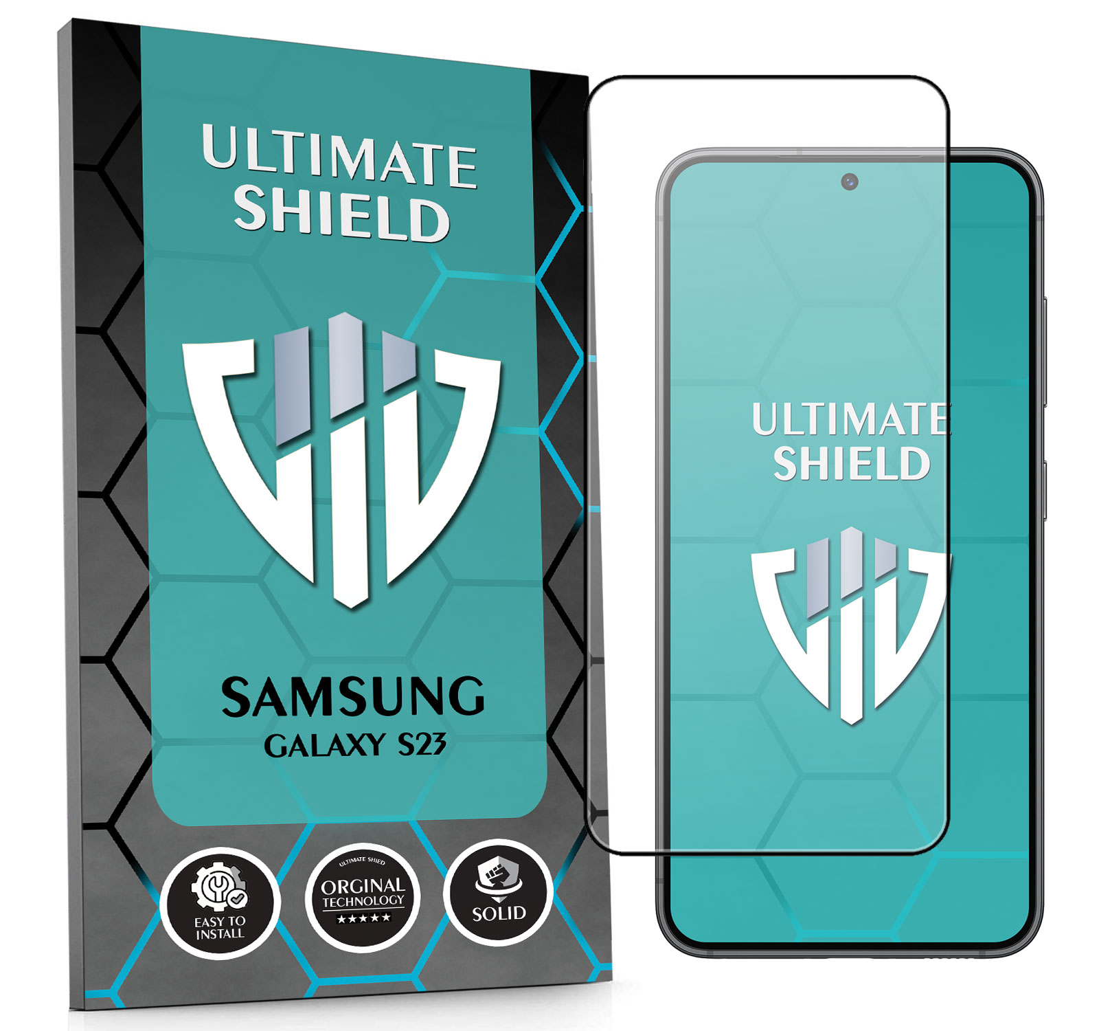 Megapak 5v1 Pancéřové Sklo 5D Rychlé Sklo Pro Samsung Galaxy S23