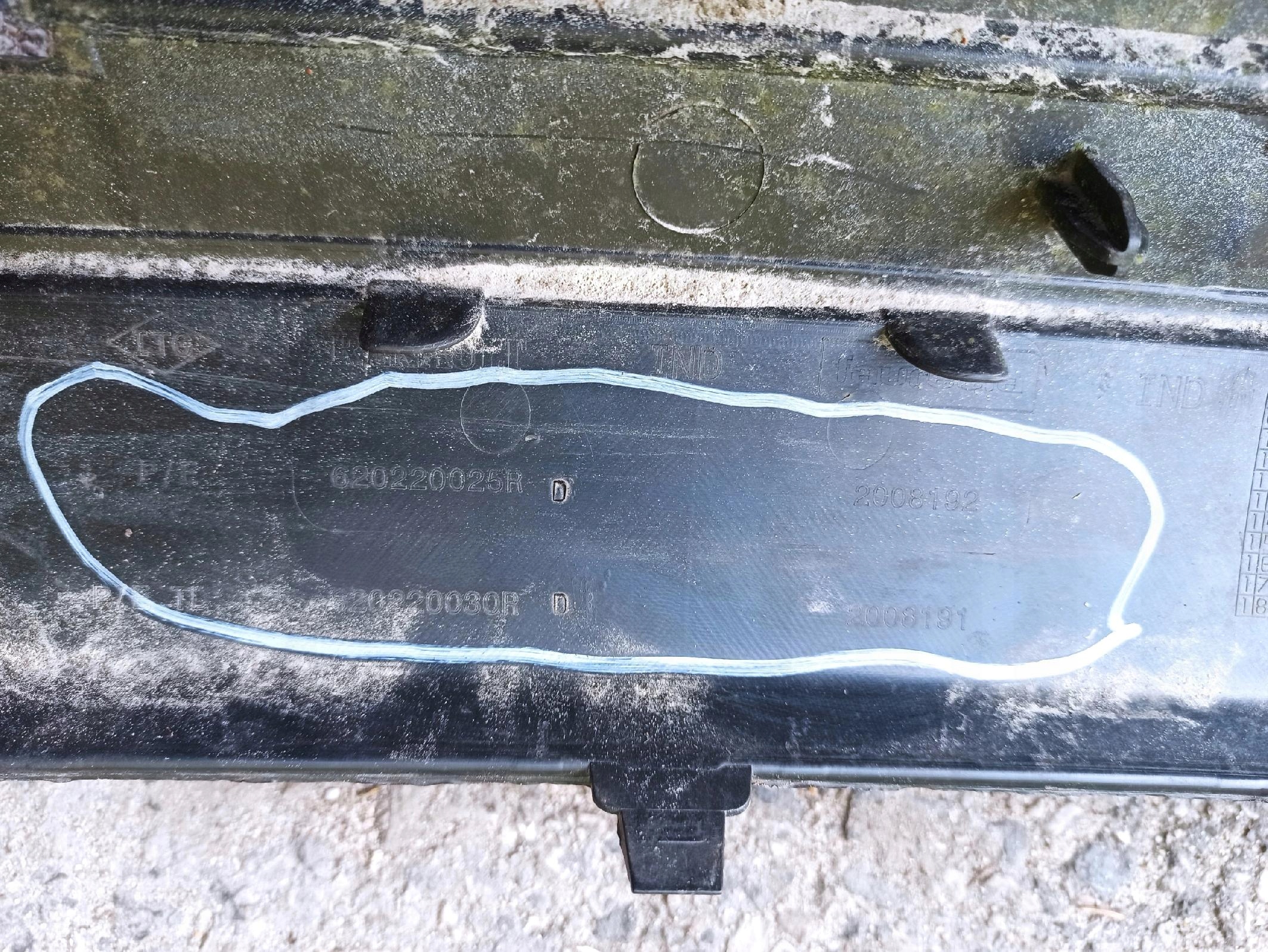 nárazník predok DACIA DUSTER a PDC 620220025