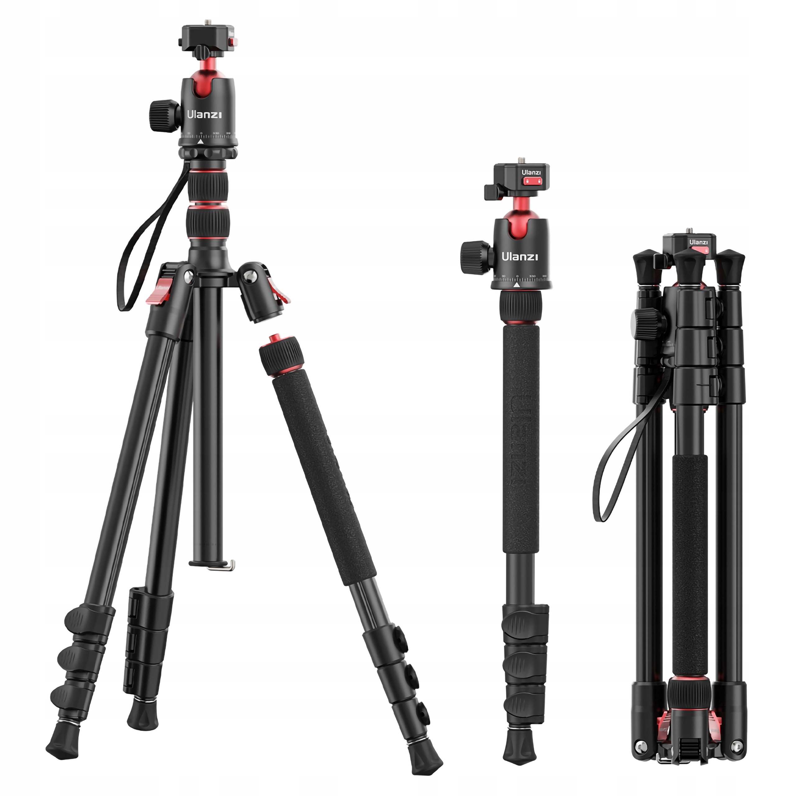 2v1 hliníkový tripod Monopod Ulanzi TT31 panoramatická hlava Claw do 4 kg