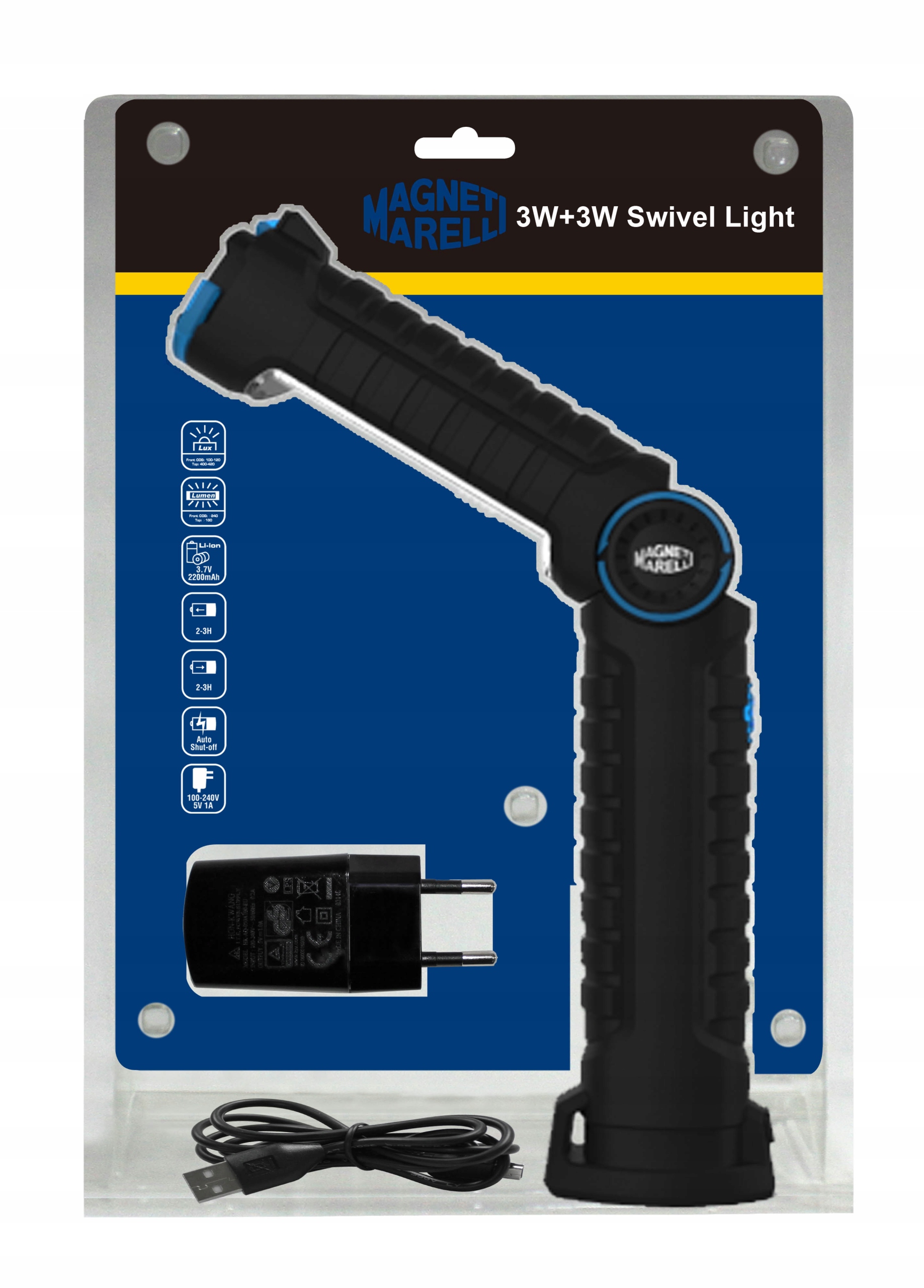 

Lampa Warsztatowa Obrotowa 3W