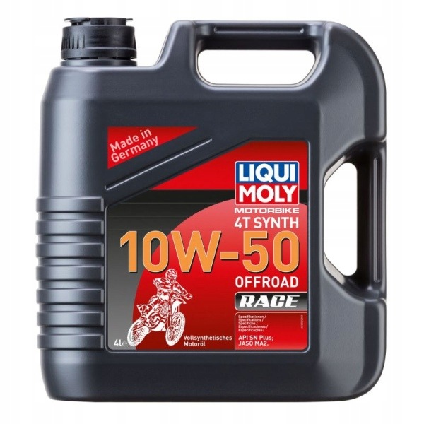 Liqui Moly Olej 10V50 4L 4T Synth Offroad Race Motocykle